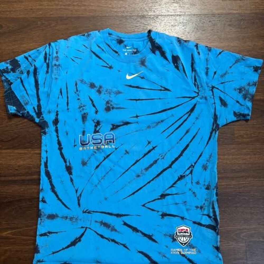 Nike USA Basketball Tokyo 2020 Olympics Tie-Dye T-Shirt Size L